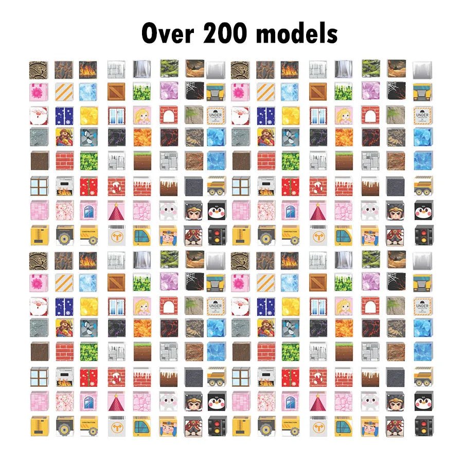 Magnetic Building Blocks DIY Game Set Kids Puzzle Toy Gift - silverfoxgoods